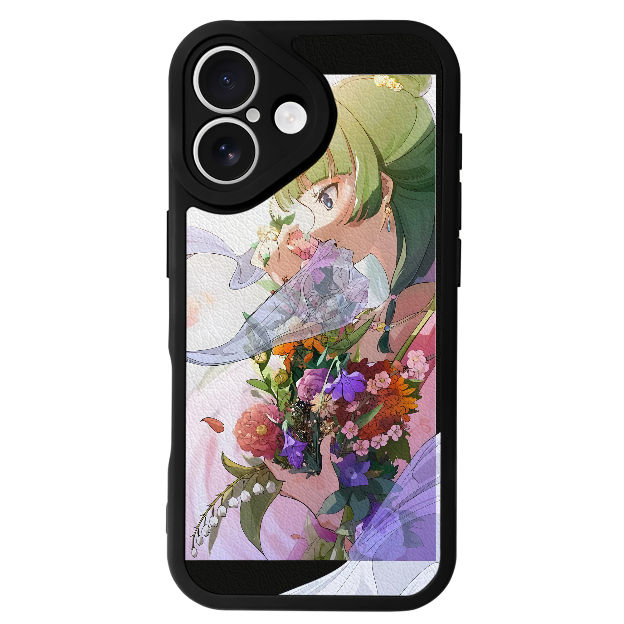 （画像用） 薬屋のひとりごと The Apothecary Diaries 【iPhone 16シリーズ対応】シリコンスマホケース（レザー調） 材質：シリコン